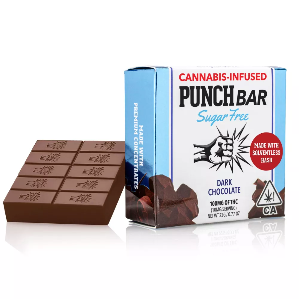 SUGAR FREE SOLVENTLESS DARK CHOCOLATE BAR 100MG - 100 MG