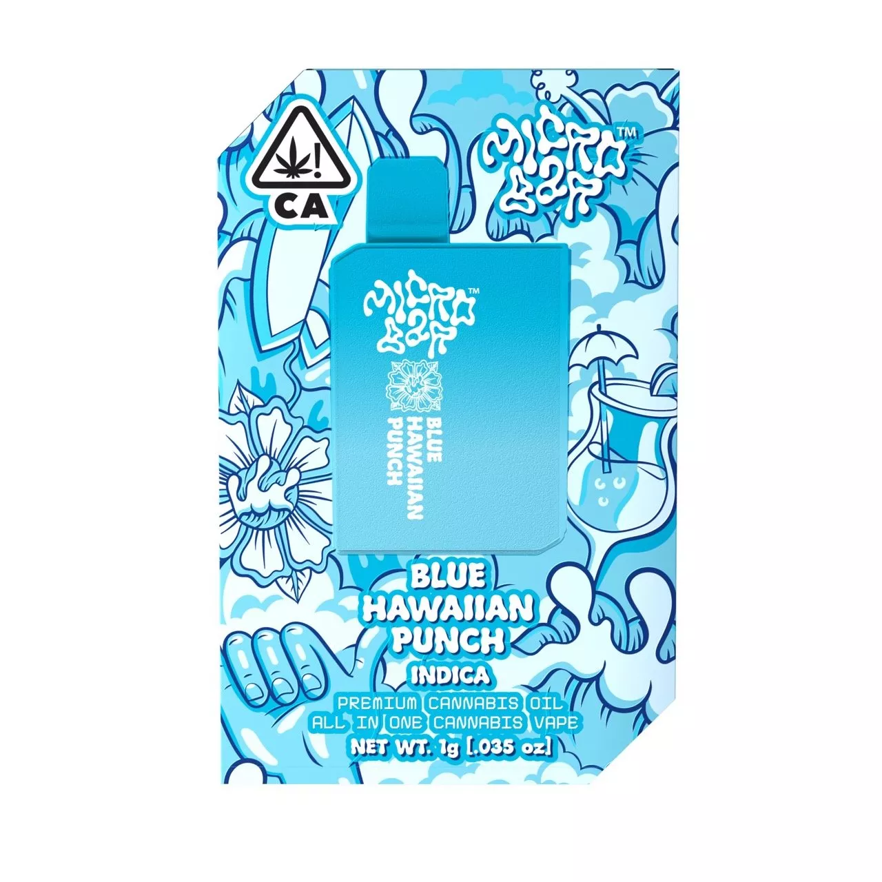 BLUE HAWAIIAN ALL IN ONE - 1000 mg