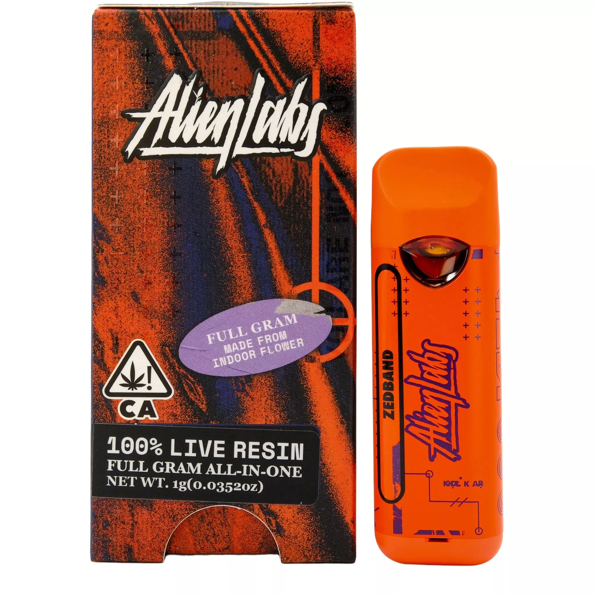 LIVE RESIN READY TO USE VAPORIZER [1G] ZEDBAND - 1 G product image