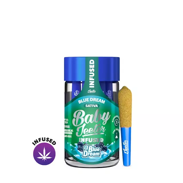 BABY JEETER INFUSED PREROLL 5PK [2.5G] BLUE DREAM product image