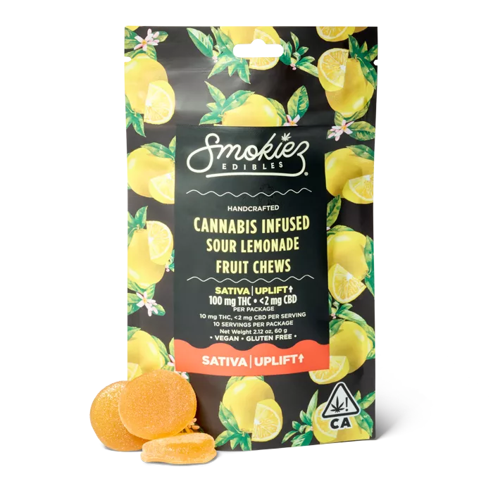 FRUIT CHEWS 10PK [100MG] SOUR LEMONADE product image