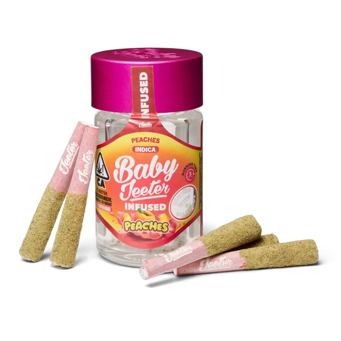 BABY JEETER INFUSED PREROLL 5PK [2.5G] PEACHES