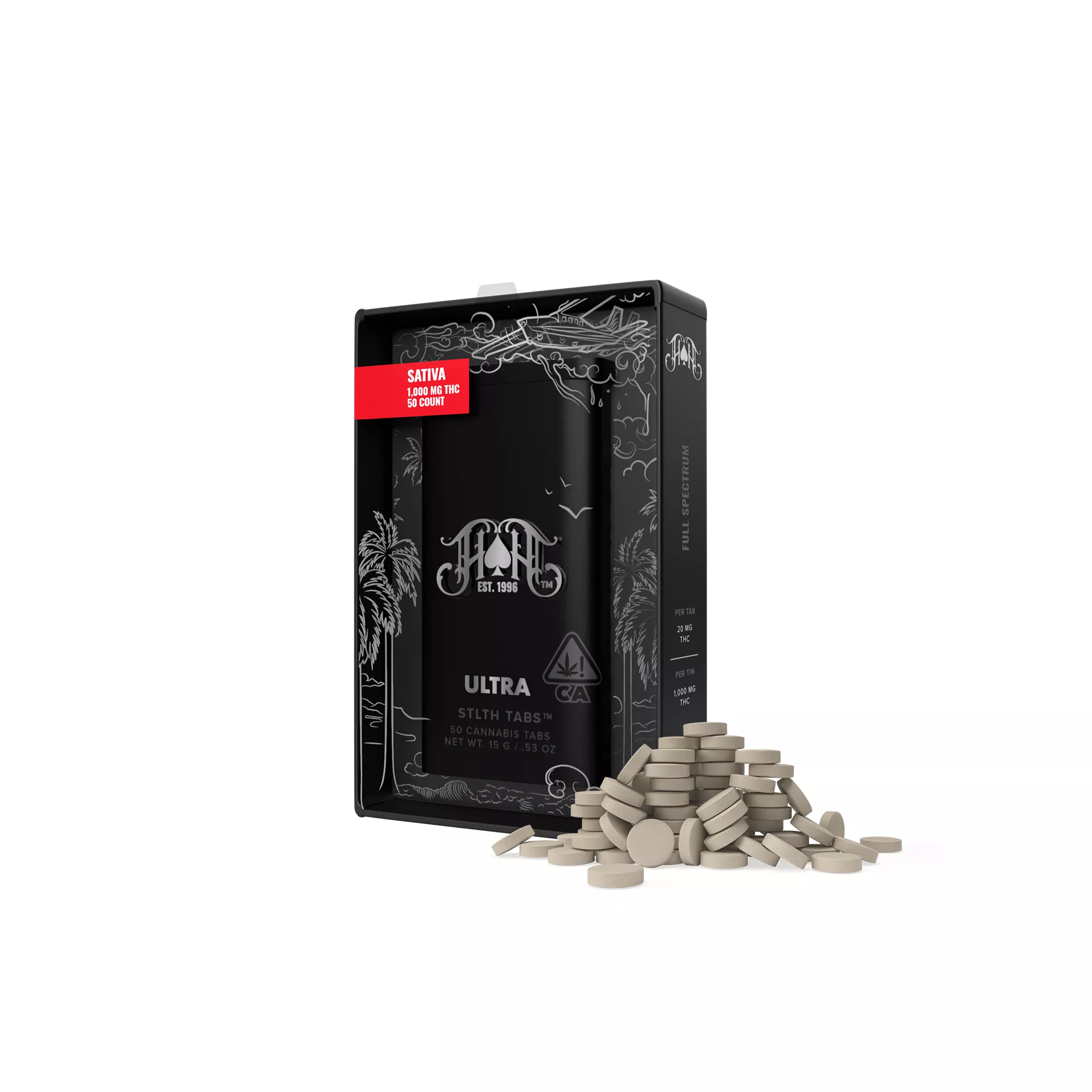 TABLETS 50PK [1000MG] THC SATIVA product image