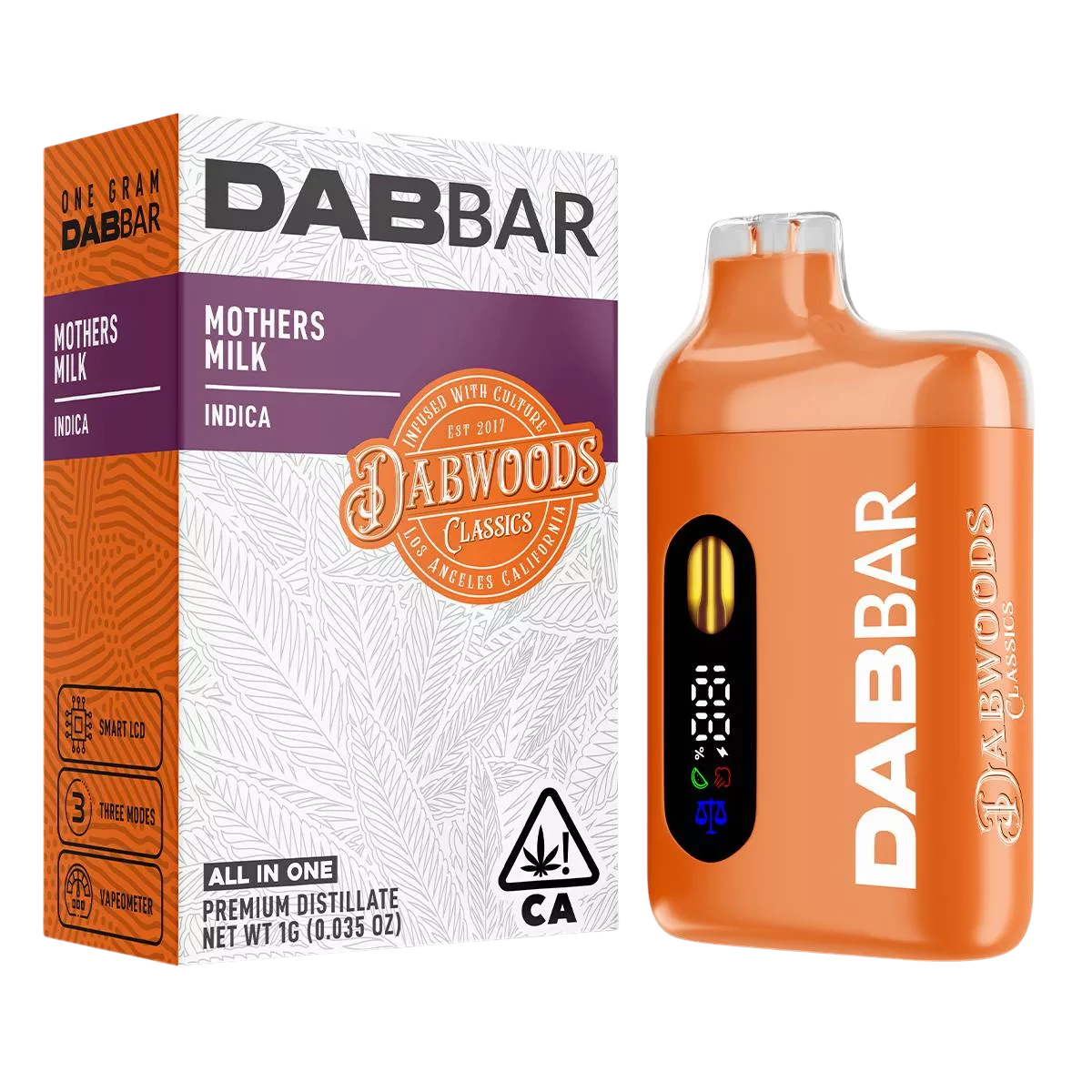 DAB BAR READY TO USE VAPORIZER [1G] MOTHER'S MILK - 1 G
