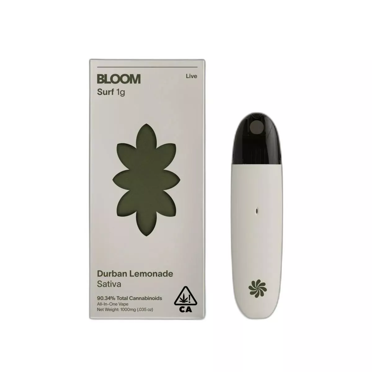 LIVE SURF READY TO USE VAPORIZER [1G] DURBAN LEMONADE product image