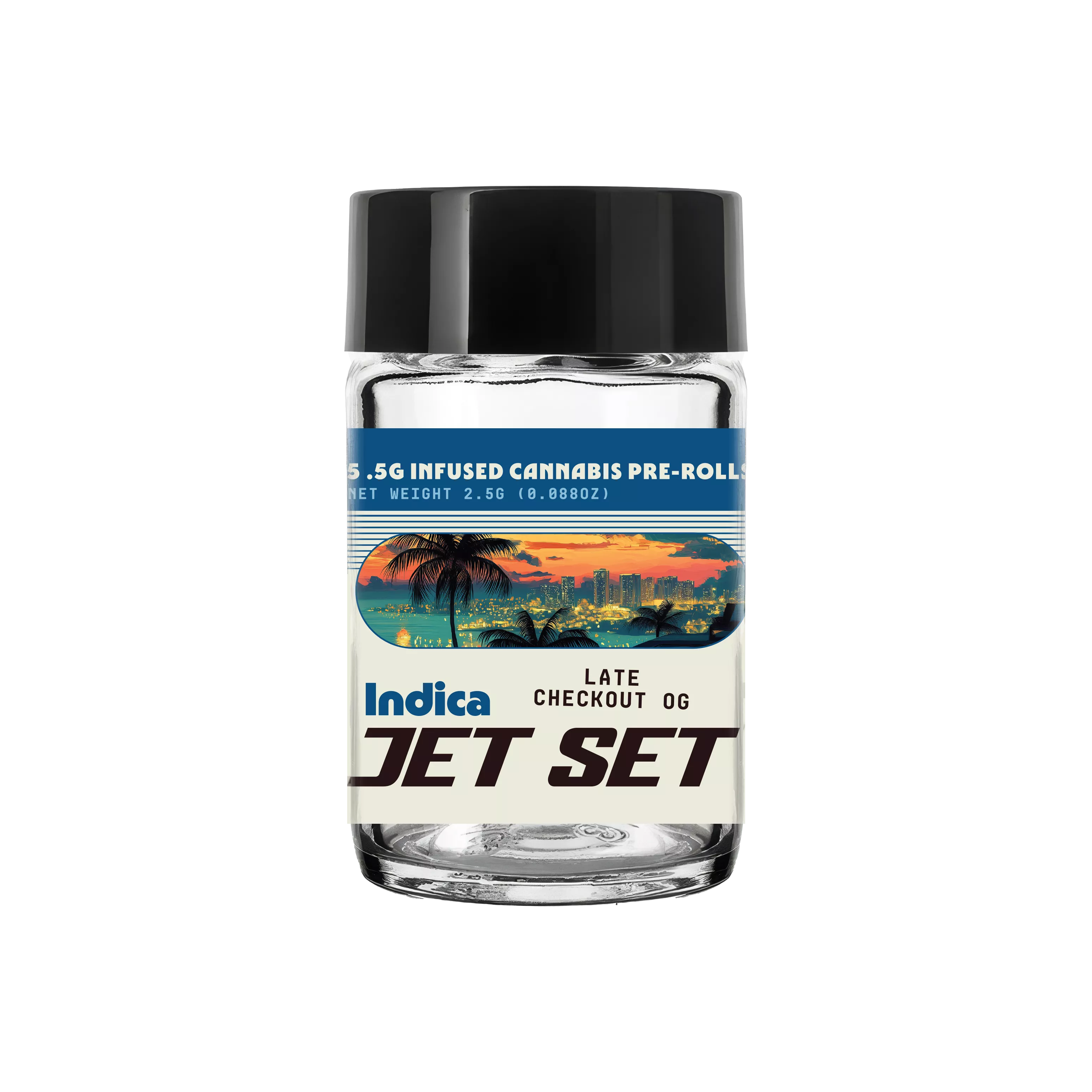 INFUSED KIEF COATED PREROLL 5PK [2.5G] LATE CHECKOUT OG - 2.5 G - 5 PACK