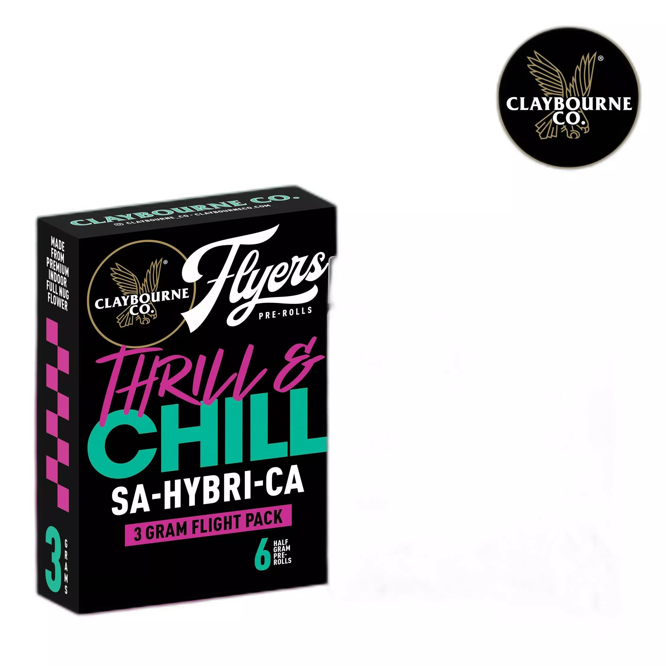 PREROLL VARIETY 6PK THRILL AND CHILL [3G] BD + KLOG + PE